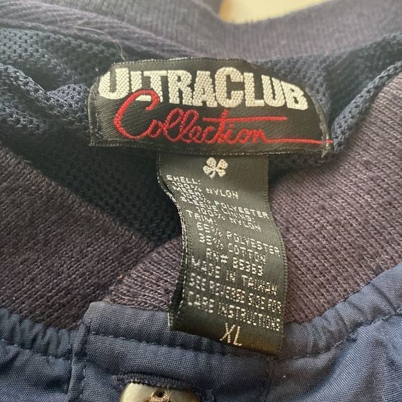 UltraClub Collection Longlife Blue Unisex Nylon Bomber Style Jacket - Picture 9 of 9